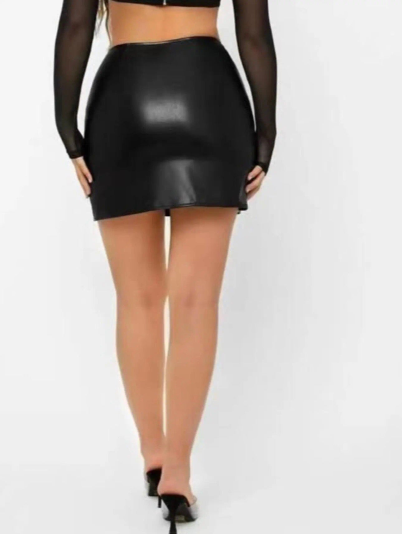 Leather skirt