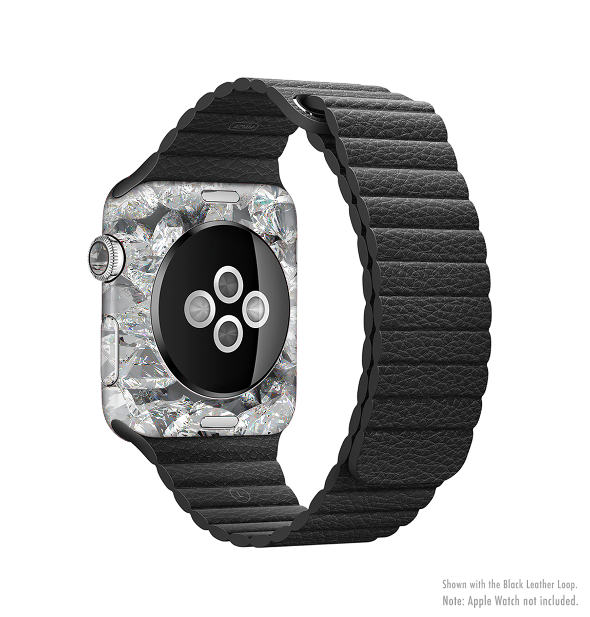 The Scattered Diamonds Full-Body Skin Kit for the Apple Watch