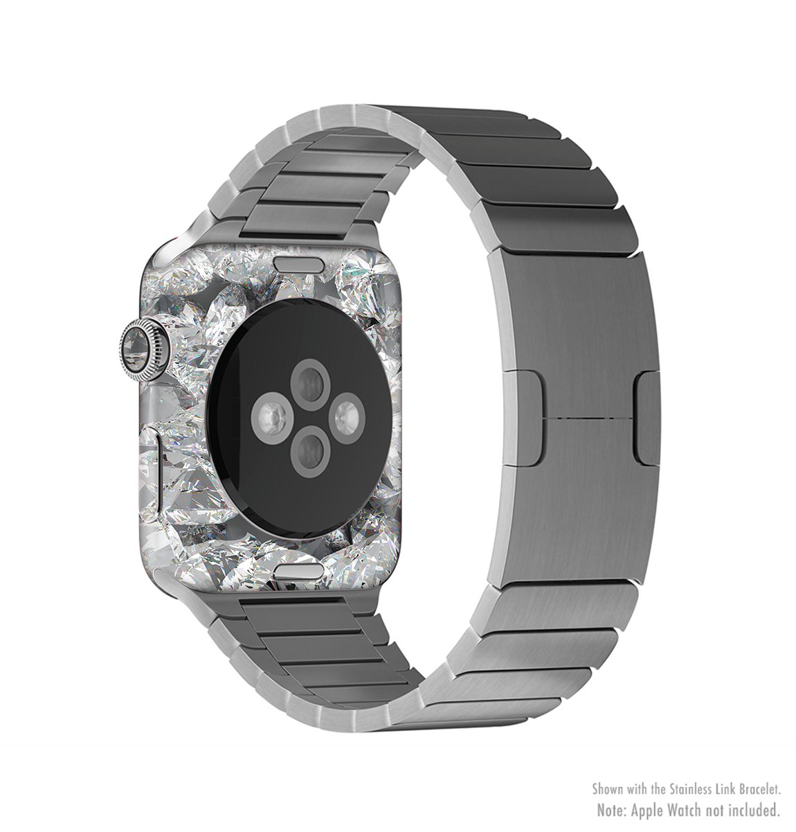 The Scattered Diamonds Full-Body Skin Kit for the Apple Watch